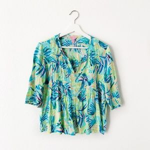 Lilly Pulitzer Daylen Tunic in Multi Serenity Now Small